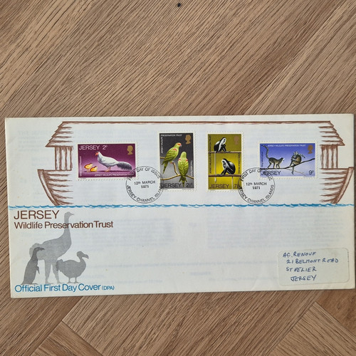 Jersey first day cover - jersey,