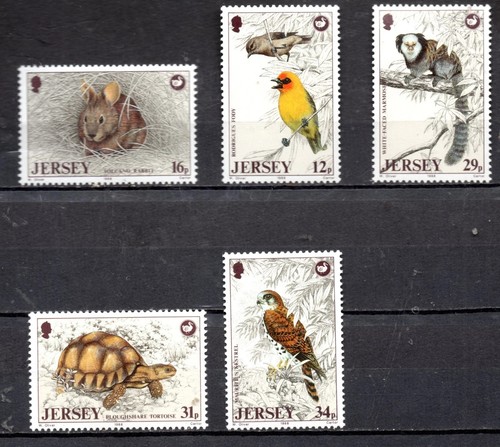 Jersey stamps 1988 wildlife - 1988,