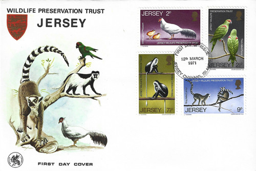 1971 jersey wildlife - jersey,