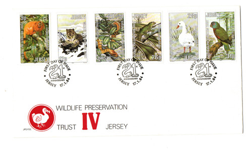 Jersey 1984 fdc - jersey,